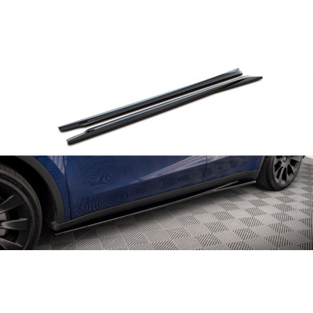 Body kit and visual accessories MAXTON DESIGN side skirts diffusers for Tesla Model Y, V1 | races-shop.com