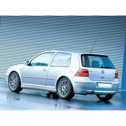 REAR BUMPER EXTENSION VW GOLF 4 25`TH ANNIVERSARY LOOK (with exhaust hole)