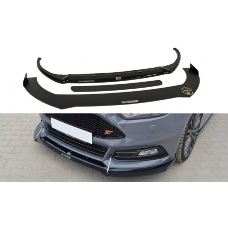Body kit and visual accessories Hybrid Front Splitter V.2 Ford Focus ST Mk3 FL | races-shop.com