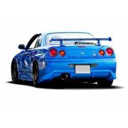 MAXTON DESIGN rear bumper for NISSAN R34 GTR, fiberglass