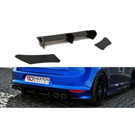 Body kit and visual accessories MAXTON DESIGN rear diffuser + rear side splitters for VW GOLF 7 R Hatchback | races-shop.com
