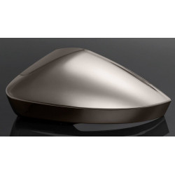 Mirror Shell Covers Skoda Superb Mk3 / Mk3 FL (Dark Chrome Brushed)