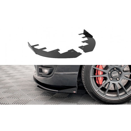 Body kit and visual accessories Front Flaps Mazda 3 MPS Mk1 | races-shop.com