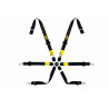 FIA 6 point safety belts OMP ONE 2 WRC Pull Up black