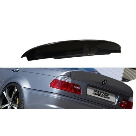 Body kit and visual accessories REAR SPOILER / LID EXTENSION BMW 3 E46 - 4 DOOR SALOON (M3 CSL LOOK) (for painting) | races-shop.com