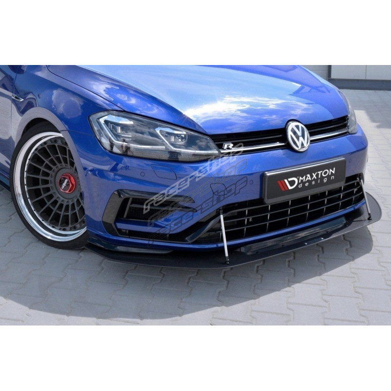 Hybrid Front Racing Splitter VW Golf 7 R / R-Line Facelift