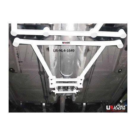 Strutbars Mini Cooper S R56 /Clubman UltraRacing 4-Point Mid Lower Bar | races-shop.com