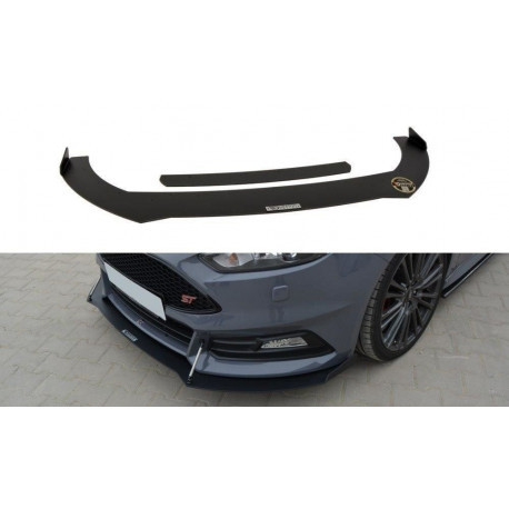 Body kit and visual accessories Racing Front Splitter V.2 Ford Focus ST Mk3 FL | races-shop.com