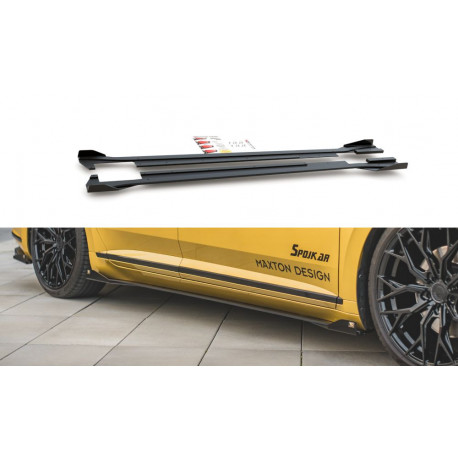 Body kit and visual accessories MAXTON DESIGN Racing Durability side skirts diffusers + Flaps for Volkswagen Arteon R-Line | races-shop.com