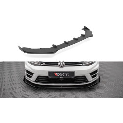 MAXTON DESIGN Street Pro front splitter + Flaps for Volkswagen Golf R Mk7, V1