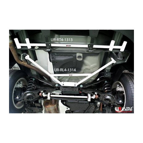 Strutbars Mazda 3 BL 09+ UltraRacing 3-Point Rear Lower Brace 1314 | races-shop.com