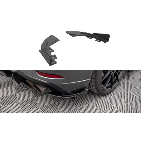 Body kit and visual accessories Street Pro Rear Side Splitters + Flaps Audi S3 Sportback 8V Facelift | races-shop.com