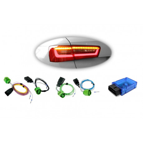 OBD addon/retrofit kit Cable set + coding dongle LED taillights for Audi A6 Avant (4G) | races-shop.com