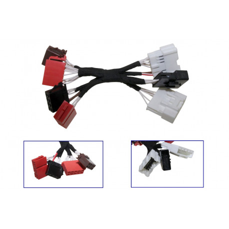 OBD addon/retrofit kit Conversion set cable set + codingdongle Media System to Media System Connect for Smart fortwo 453 | races-shop.com