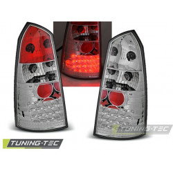 LED TAIL IGHTS FORD FOCUS MK1 10.98-10.04 KOMBI CHROME LED
