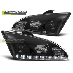 HEADLIGHTS FORD FOCUS II 09.04-01.08 DAYLIGHT BLACK