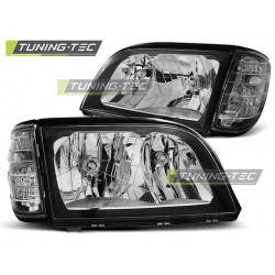 HEADLIGHTS BLACK for MERCEDES W140 S-KLASA 03.91-10.98