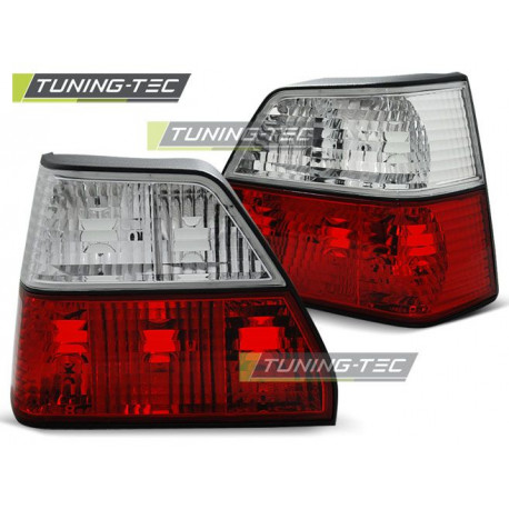 Lighting TAIL LIGHTS RED WHITE for VW GOLF 2 08.83-08.91 | races-shop.com
