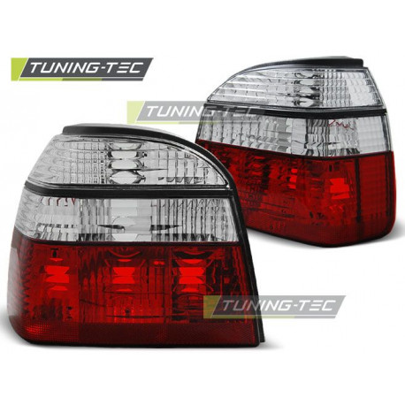 Lighting TAIL LIGHTS RED WHITE for VW GOLF 3 09.91-08.97 RED WHITE | races-shop.com