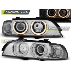 HEADLIGHTS ANGEL EYES CHROME for BMW E39 09.95-06.03