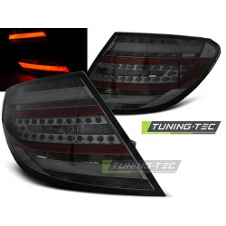TUNING-TEC LED tail lights (LED Bar) for MERCEDES C-KLASA W204 SEDAN 07-10, smoke