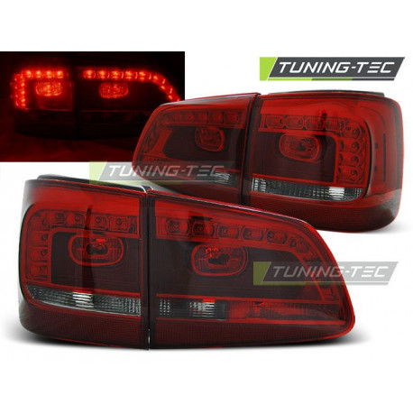 Lighting LED TAIL LIGHTS RED SMOKE for VW TOURAN 08.10- | races-shop.com