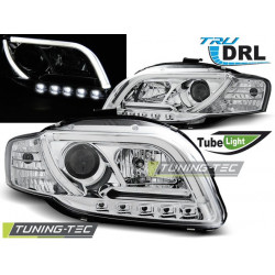 HEADLIGHTS TUBE LIGHT DRL CHROME for AUDI A4 B7 11.04-03.08