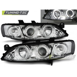 HEADLIGHTS OPEL VECTRA B 99-03.02 ANGEL EYES CHROME