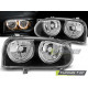 Lighting HEADLIGHTS ANGEL EYES BLACK for VW GOLF 3 09.91-08.97 | races-shop.com