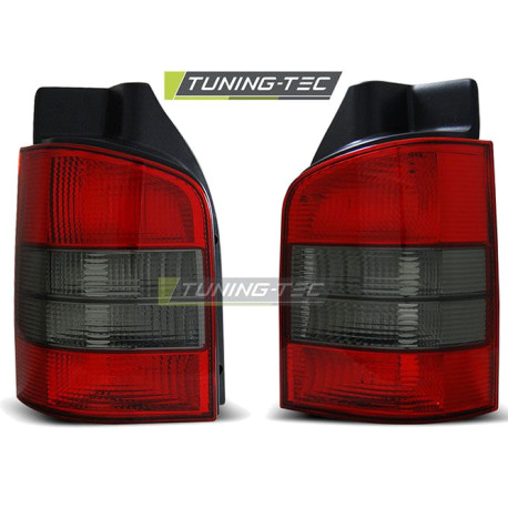 Lighting TUNING-TEC tail lights for VW T5 04.03-09, red-smoke | races-shop.com