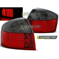 LED TAIL LIGHTS RED SMOKE for AUDI A4 10.00-10.04