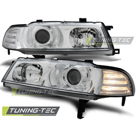 Lighting HEADLIGHTS HONDA PRELUDE 02.92-01.97 ANGEL EYES CHROME | races-shop.com