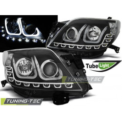 HEADLIGHTS TOYOTA LAND CRUISER 150 09-13 TUBE LIGHT BLACK