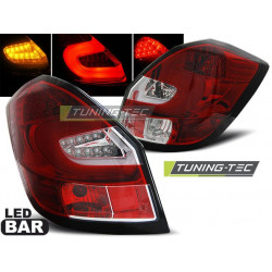 LED BAR TAIL LIGHTS RED WHIE for SKODA FABIA II 07-06.14