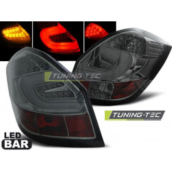 LED BAR TAIL LIGHTS SMOKE for SKODA FABIA II 07- 06.14