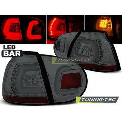 LED BAR TAIL LIGHTS SMOKE for VW GOLF 5 10.03-09