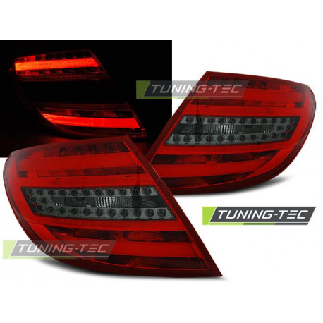 Lighting LED BAR TAIL LIGHTS RED SMOKE for MERCEDES C-KLASA W204 SEDAN 07-10 | races-shop.com