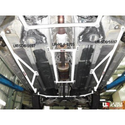 Nissan Teana 09+ J32 UltraRacing 2x 3-Point Rear Side Bars