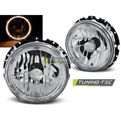 HEADLIGHTS ANGEL EYES CHROME for VW GOLF 1 05.74-07.83