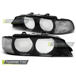 HEADLIGHTS BLACK WHITE D2S for BMW E39 95-00