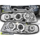 Lighting HEADLIGHTS ANGEL EYES CHROME for AUDI A4 11.94-12.98 | races-shop.com