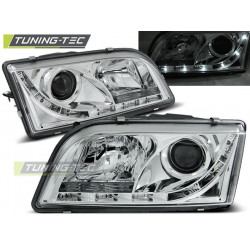 HEADLIGHTS VOLVO S40/V40 02.96-12.03 DAYLIGHT CHROME