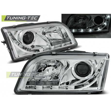Lighting HEADLIGHTS VOLVO S40/V40 02.96-12.03 DAYLIGHT CHROME | races-shop.com