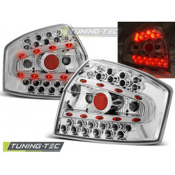 LED TAIL LIGHTS CHROME for AUDI A4 8E 10.00-10.04 SEDAN