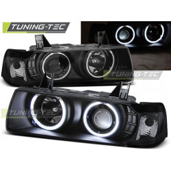 HEADLIGHTS ANGEL EYES CCFL BLACK for BMW E36 12.90-08.99 S/C/T