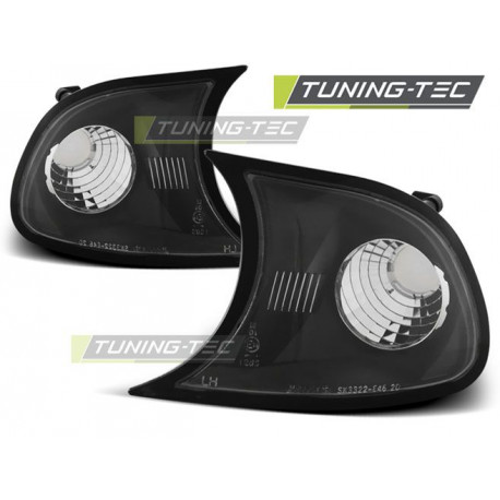 Lighting FRONT DIRECTION BLACK for BMW E46 09.01-03.03 COUPE | races-shop.com