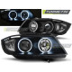 Lighting HEADLIGHTS ANGEL EYES CCFL BLACK for BMW E90/E91 03.05-08.08 | races-shop.com