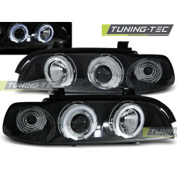 HEADLIGHTS ANGEL EYES BLACK for BMW E39 09.95-06.03
