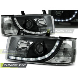 HEADLIGHTS DAYLIGHT BLACK for VW T4 90-03.03 TRANSPORTER