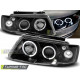 Lighting HEADLIGHTS ANGEL EYES BLACK for VW PASSAT B5 3B 11.96-08.00 | races-shop.com